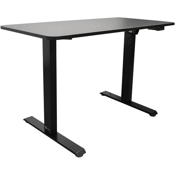 Boost Industries FS-MD47 Floor Standing Motorized Height Adjustable Office Desk (Black)