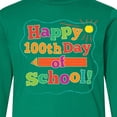 thumbnail image 4 of Inktastic Happy 100th Day of School Long Sleeve Youth T-Shirt, 4 of 5
