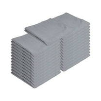 Arkwright 25 Pack of Cloth Dinner Napkins - Dark Grey - Restaurant Quality - 20" x 20"