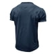 thumbnail image 4 of pstuiky camisetas para hombre, Camiseta de manga corta para hombre, estilo casual, lisa, con cuello redondo y botones camisetas de hombre l, 4 of 4