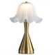 thumbnail image 1 of Lámpara LED Inalámbrica con Forma de Flor, Táctil, Recargable por USB, Decorativa, de Escritorio, Regulable, Luz de Lectura Tricolor A., 1 of 5
