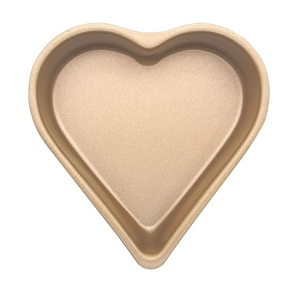 Molde para pudín de acero al carbono resistente al calor, molde para cupcakes de múltiples formas, taza de gelatina antiadherente, molde Herramientas y accesorios para hornear Corazón de oro Toystoory HA8438-03B