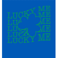 thumbnail image 2 of St Pats Lucky Me Long Sleeve Adult Hooded Sweatshirt-XXL-Blue, 2 of 3