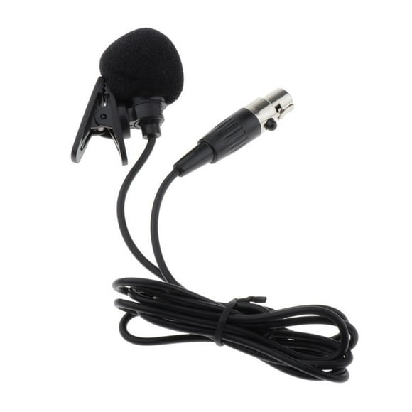 Micrófono inalámbrico Conector XLR Hembra Micrófono de de y Clip de plástico Yuyangstore micrófono lavalier xlr