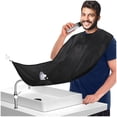 thumbnail image 2 of Beard Catcher Cape Bib Mirror Suction Cup Apron Hair Shave Beard Catcher Clean Care Waterproof Floral Cloth With Two Suctio, 2 of 5