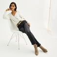 thumbnail image 4 of Women's Sonoma Goods For Life® Button Front Cardigan Color: Gray Size: XX LARGE, 4 of 4
