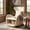 Beige, variant on 29" Polyester Upholstered Minimalist Sofa Chair, Comfy Sofa with Lower Compartment, Reading Couch with High Weight Capacity for living space, Beige