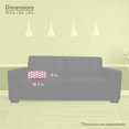 thumbnail image 4 of Majestic Home Goods Decorative Black Large Polka Dot Round Bolster Pillow, 4 of 5