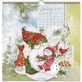 thumbnail image 3 of LANG Garden Gnomes 2024 Die-Cut Spiral Wall Calendar, 12" x 12", Multicolor, 3 of 4