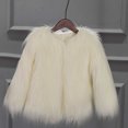 thumbnail image 4 of Hduncf Girls Faux-Fleece Jacket Coat Winter Snowday Thick Warm Fashion Cool Clothes for Girl White XXXL, 4 of 4