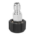 thumbnail image 2 of 2X Pressure Washer Twist Connect M22 14mm x 3/8 Inch Quick Disconnect Plug High Pressure B Fitting, 5000 PSI, TWIS281,2*Quick Connector,Gold, 2 of 8