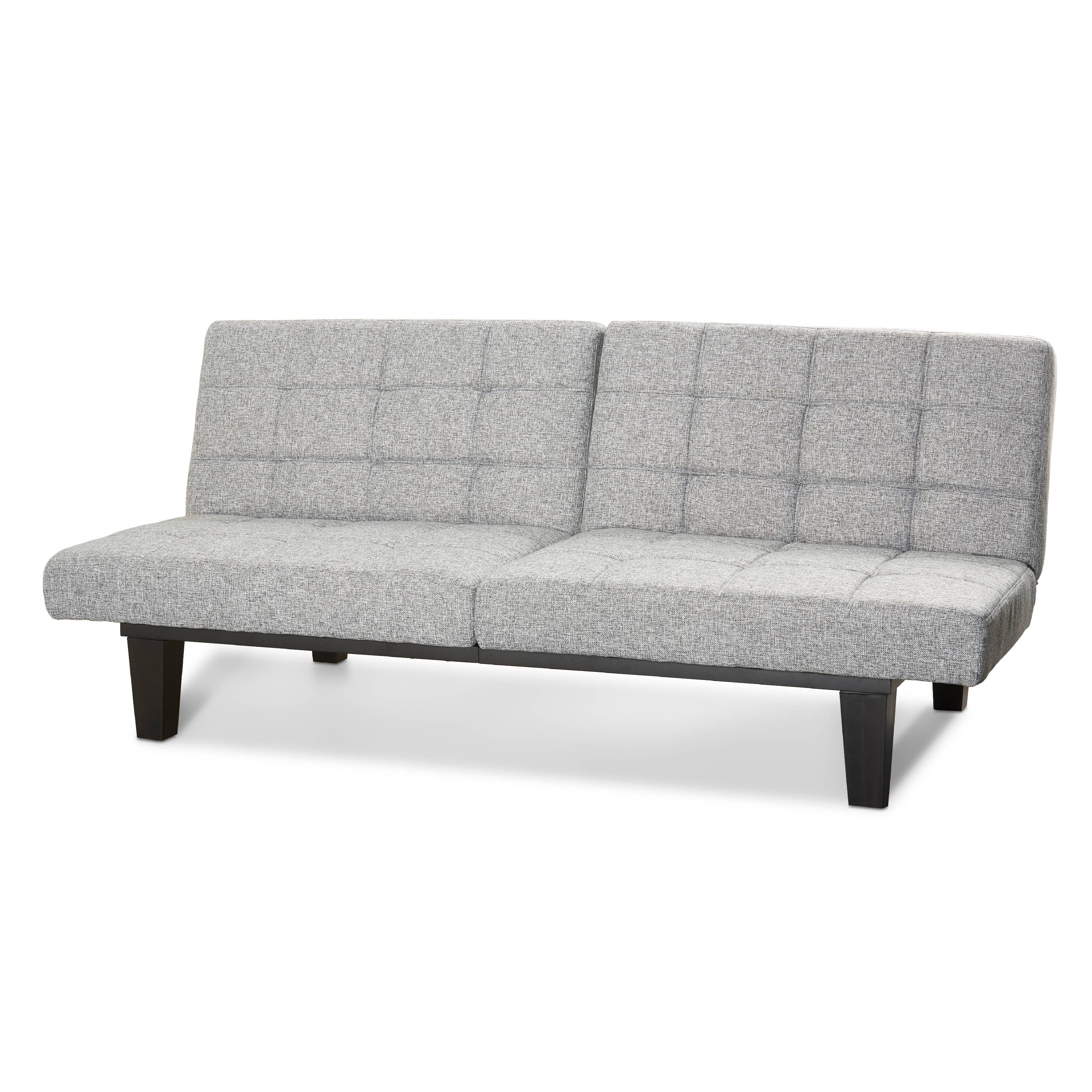 Mainstays Premium Tweed Memory Foam Futon, Grey Walmart Inventory