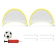 thumbnail image 2 of 1 Set Folding Football Goal Net Soccer Training Goal Net Tent Kids Indoor Outdoor Play Toys Soccer Ball Practice Gate and Pump, 2 of 7