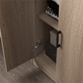 thumbnail image 2 of Pemberly Row Commode de Chambre Transitionnelle à 3 Tiroirs en Bois Manufacturé Chêne, 2 of 11