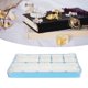 thumbnail image 5 of Caja De Piezas De Reloj, 5 Compartimentos Caja De Almacenamiento De Piezas De Reloj Funciones Múltiples A Prueba De Polvo Para Pendientes, 5 of 7