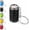 Black, variant on Mini Coin Holder Keychain, 2-in-1 Portable Loose Change Storage Container with Snap Closure, EDC Pocket Coin Organizer