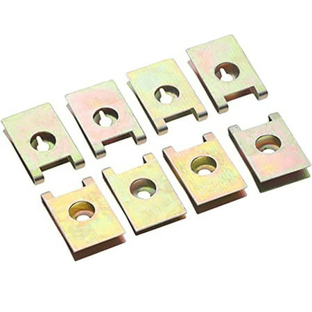 

50Pcs Auto Fastener Screw Base U Type J98 Nut Mounting Retainer Clips Car Engine