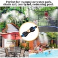 thumbnail image 3 of 15 Pieces Brass Misting Nozzles 1/4 Inch Slip Lock Mister Nozzles Thread Misting Nozzle Tees with 2 Pieces Plugs for Outdoor Cooling System Patio Misting System, 3 of 5