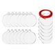 thumbnail image 1 of 30x círculos acrílicos sin terminar decoración de discos hoja forma forma forma espacios llavero suministros decoraciones para, 1 of 9