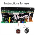 thumbnail image 5 of Amplifier Board with Optical Audio Bluetooth AMP USB FM Radio TF Player DIY Audio Subwoofer for Home Car(EU Plug), 5 of 5