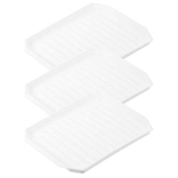 LOVEVER3 Pcs Baking Pan Bacon Pan For Oven Bacon Baking Tray Bacon Tray For Oven Cooking Bacon Pan