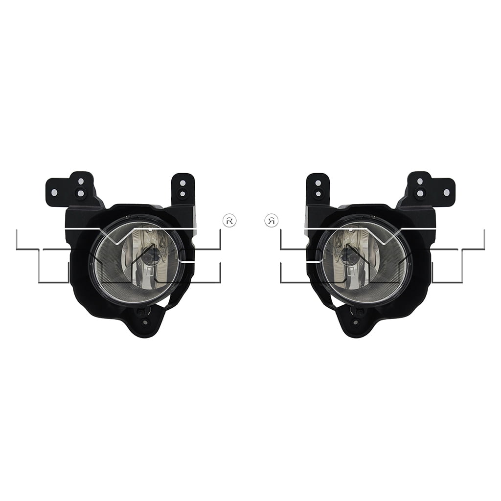 CarLights360 Fits 2010 2011 Kia Soul Fog Light Assembly Driver and