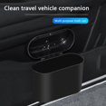 thumbnail image 5 of Cubo de basura Universal para coche, caja de almacenamiento Interior, puerta, asiento trasero, cubo de basura, 1L, 5 of 5