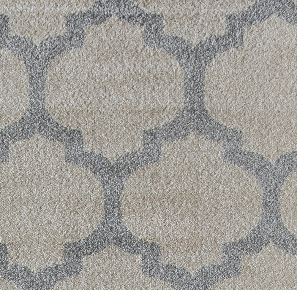 Rugs America Brooklyn 7'10" x 10'10" Rug in Ivory Gray