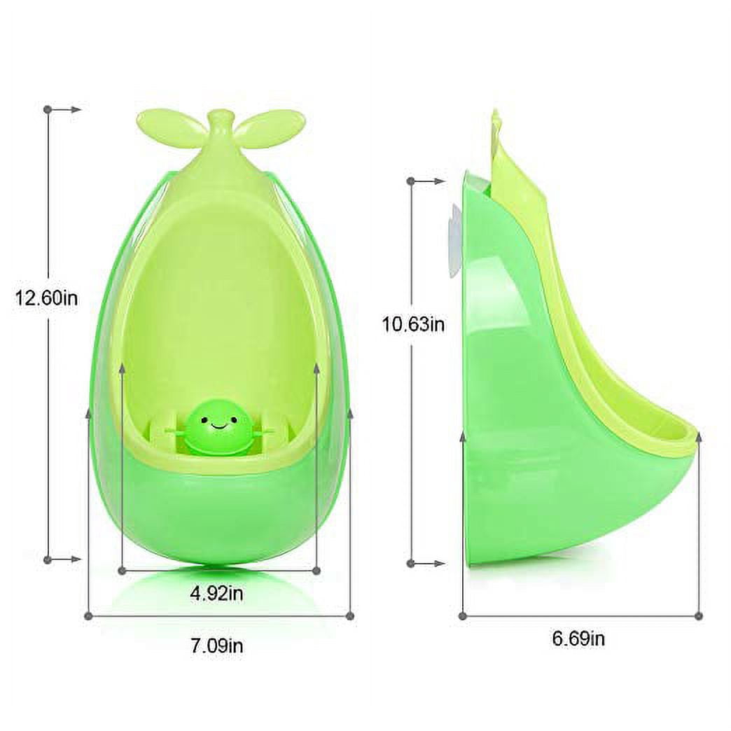 NEX Boys Green Potty-Training Urinal Aiming Target Practice Pea Design