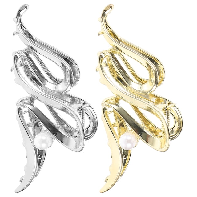 NUOLUX 2Ud Clips De Garra Para Con Metálico Y Adornos De