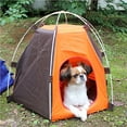 thumbnail image 3 of Methold Casa de mascotas Oxford, cama reutilizable para gatos, tienda para cachorros, protección solar, tiendas extraíbles gruesas, perrera Suministros para perros, 3 of 6