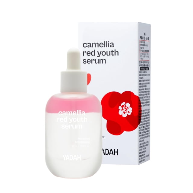 YADAH Camellia Red Youth Serum Cuidado de arrugas y cuidado reafirmante Suero facial con bakuchiol y aceite de camelia Tratamiento hidratante y defensa de la piel para todo tipo de piel 1.01 fl oz