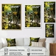 thumbnail image 4 of Designart "Verdant Voyage Bike" Bicycle Floater Framed Wall Decor, 4 of 5