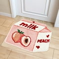 thumbnail image 5 of Absorbent Fruit Bath Mat - Non- Microfiber Shower Rug for Bathroom - Cute Cartoon Design Laundry Friendly Carpet for Home, 5 of 7