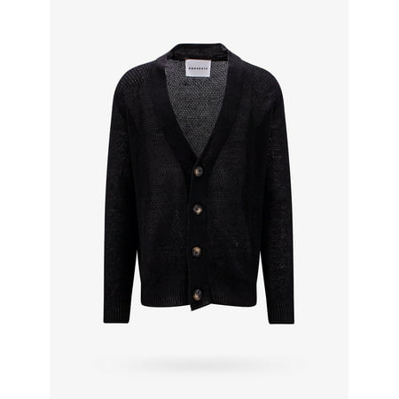 

AMARANTO CARDIGAN MAN Black KNITWEAR