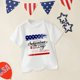 thumbnail image 5 of Gibobby Tirantes Para&nbsp;Camisa Camisetas con estampado de texto del 4 de julio para niños pequeños(Blanco, 3-4 Años), 5 of 5