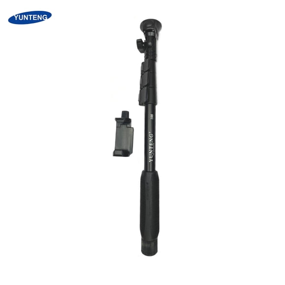 YUNTENG Perche à Selfie, Perche Monopode Portative en Alliage d'Aluminium avec Vis de 1/4 Pouce 1/4 Pouce Perche Monopode avec Vis Pouce Petite Perche Monopode Portative Bâton Portable Bâton en Aluminium Alliage d'Aluminium Petit Appareil Photo Qisuo