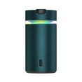 thumbnail image 1 of Désodorisant Intelligent pour Voiture, Diffuseur d'Huiles Essentielles Portable avec Arrêt Automatique, Concentration Réglable et Veilleuse Colorée, Mini Humidificateur pour Voiture, Bureau, Chambre de Bébé, Chambre (Vert Foncé), 1 of 8