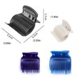 thumbnail image 3 of pitrice 1/2/3 12pcs Salon Chaud Rouleau Colorant Perm Isolation Clips Pinces Multi-Dentées Outils de Coiffure Imperméables Accessoires de Cheveux Pourpre 1 Pc, 3 of 6