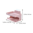 thumbnail image 2 of unbranded Organizador De Jabón Colgante Rosa Sin Taladro Para Con Desmontable Y Doble Capa, 2 of 8
