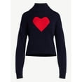thumbnail image 6 of Free Assembly Women's Mock Neck Button Sweater with Long Sleeves, Midweight, Sizes XS-XXL, 6 of 6