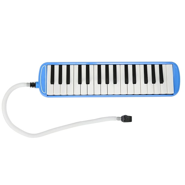 Melodica 32 Keys, Double Tubes Mouthpiece Keyboard Harmonica Wind
