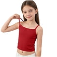 thumbnail image 1 of KyCheLot Girls' Solid Color Tank Tops Sleeveless Scoop Neck Spaghetti Strap Tank Tops Casual Summer Camisole, 1 of 9