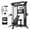 Functional Trainer / WB08 Weight Bench, variant on Mikolo Functional Trainer with 400lbs Weight Stack, Cable Crossover Machine with Independent Double Pulley System, 2000lbs Multi-Functional Chest Fly Machine, Lat Pulldown Machine