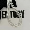 thumbnail image 5 of Classic Elegant White Pearl Chokers Necklace For Women Men Wedding Banquet Necklaces Vintage Beads Handmade Jewelry Party Gift, 5 of 6