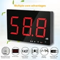thumbnail image 2 of Decibelímetro 30-130dB, para Colgar en la Pared Sonómetro Medidor de Ruido con Alarma para Oficina, Estudio, Fábrica, Aula, Pantalla LCD de 9.6 Pulgadas, Alimentación USB, 2 of 3