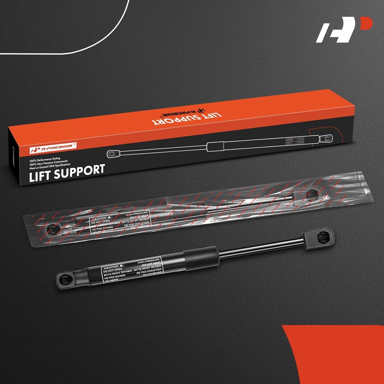 A-Premium Front Hood Lift Supports Shock Struts Compatible with Select Mini Models - Cooper 2007 2008 2009 2010 2011 2012 2013 2014 2015 (2PC Set)