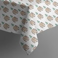 thumbnail image 5 of White Bigfoot and Pine Tree Pattern Square Tablecloth,Waterproof Square Table Cover,Wipeable Spillproof Washable Table Cover for Home Kitchen Party Decor 42"X42"(107x107cm), 5 of 6