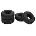 thumbnail image 1 of RC Tyre, 4PCS Rubber RC Wheel Tires Wear  Powerful Cushioning Performance  for SCX24 1/24 RC Cars, 1 of 8