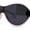 Pink - Black, variant on Womens Large Shield Round Elegant Designer Diva Sporty Plastic Sunglasses All Black